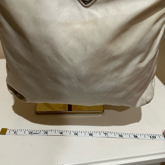 Prada City Cream Tessuto Nylon Handbag Small - Picture 6 of 9